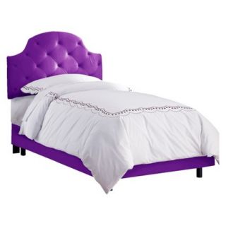 Skyline Kids Bed: Skyline Furniture Juliette Tufted Kids Bed   Hot Purple