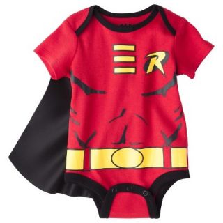 Batman Newborn Boys Robin Caped Bodysuit   Red 6 9 M