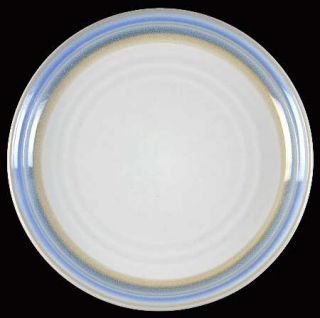 Noritake Polar Salad Plate, Fine China Dinnerware   Concept 1, Brown/Blue Bands,