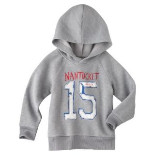 Cherokee Infant Toddler Boys Hooded Nantucket Sweatshirt   Gray 18 M
