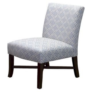 Skyline Upholstered Chair Threshold X Base Chair   Blue Lattice