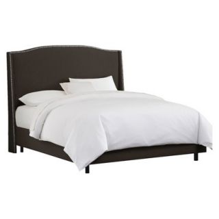 Skyline King Bed: Skyline Furniture Palermo Nailbutton Wingback Linen Bed  