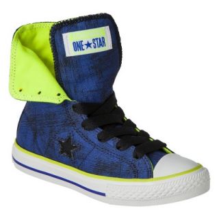 Boys Converse One Star High Top Sneaker   Navy 2.5