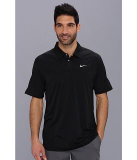 Nike Golf Tiger Woods Engineered Polo Mens Short Sleeve Pullover (Black)