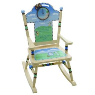 Kids Rocking Chair: Levels of Discovery Multicolor Nursery Rhyme Rocker