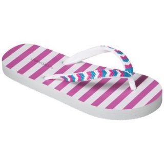 Girls Xhilaration Hoppie Flip Flop Sandals   Pink S