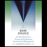 Basic Finance : An Introduction to Financial Institutions, Investments and Management