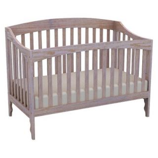 Lolly & Me Sawyer 4 in 1 Convertible Crib   Driftwood Whitewash