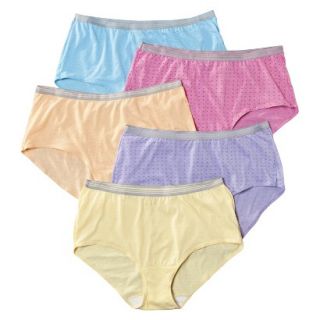 Fruit Of The Loom Womens 5 Pack Fit for Me Brief   Heather Assorted Colors 9