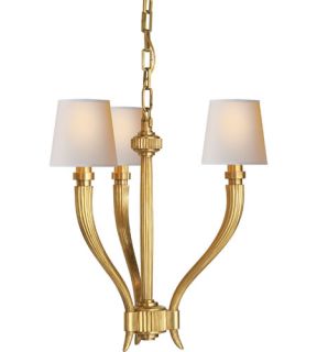 E.F. Chapman Ruhlmann 3 Light Chandeliers in Antique Burnished Brass CHC2461AB NP
