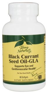 EuroPharma   Terry Naturally Black Currant Seed Oil GLA   60 Softgels