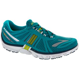 Brooks PureCadence 2: Brooks Womens Running Shoes Tile Blue/Lime Punch/Silver/M