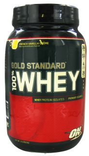 Optimum Nutrition   100% Whey Gold Standard Protein French Vanilla Creme   2 lbs.