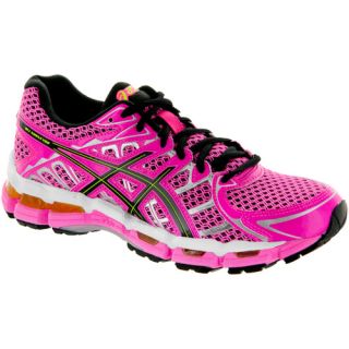 ASICS GEL Surveyor 2: ASICS Womens Running Shoes Neon Pink/Black/Flash Yellow