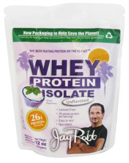 Jay Robb   Whey Protein Isolate Unflavored   12 oz.