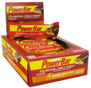 Powerbar   Triple Threat Bar Caramel Peanut Fusion   1.94 oz.