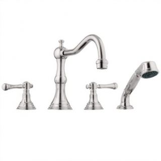 Grohe Bridgeford Roman Tub Filler with Personal Hand Shower   Infinity Brushed N