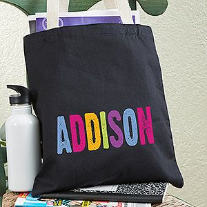 Personalized Kids Tote Bags   Hands Off
