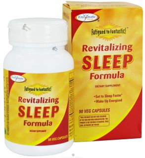 Enzymatic Therapy   Revitalizing Sleep Formula contains Wild Lettuce Extract   90 Vegetarian Capsules