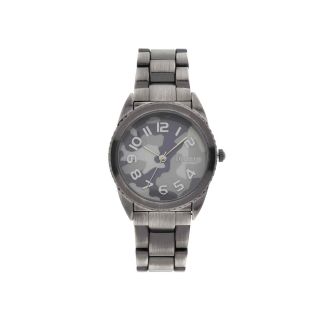 Decree Womens Graphic Dial Bracelet Watch, Silver/Gray