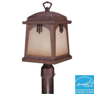 Hampton Bay Outdoor Regency Bronze Post Lantern HD139871