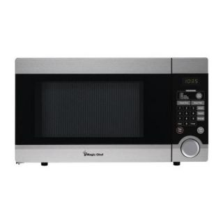 Magic Chef 1.1 cu. ft. Countertop Microwave in Stainless Steel MCD1110ST1