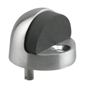 Prime Line Dome Type 1 5/16 in. Brushed Chrome Tall Door Floor Stop J 4545