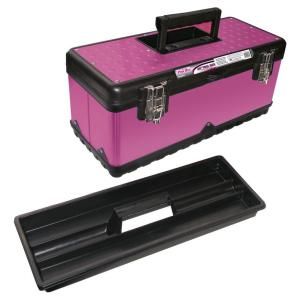 The Original Pink Box 20 in. Steel Tool Box in Pink PB20MTB