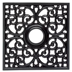 Westinghouse Square Parisian 18 in. Iron Scroll Ceiling Medallion 7777000