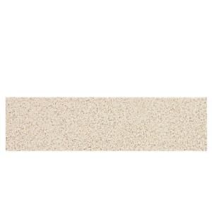 Daltile Colour Scheme Biscuit Speckled 3 in. x 12 in. Porcelain Bullnose Floor and Wall Tile B929P43C91P1