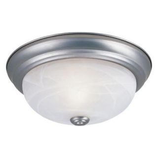 Designers Fountain Reedley Collection 2 Light Flush Ceiling Pewter Fixture HC0448