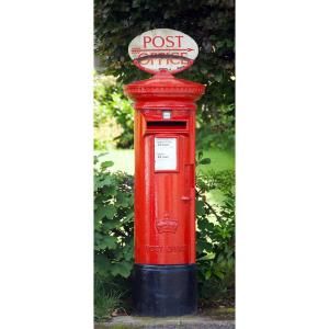 Ideal Decor 79 in. x 0.25 in. Postbox Wall Mural DM550