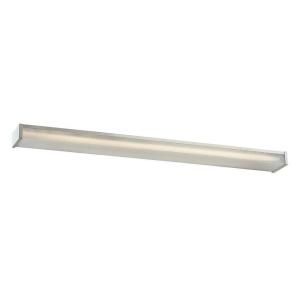 Commercial Electric 2 Light 4 ft. Fluorescent Wraparound White Surface Mount Fixture CEW102 06