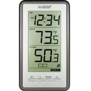 La Crosse Technology Wireless Thermometer with Time WS 9160U IT CBP
