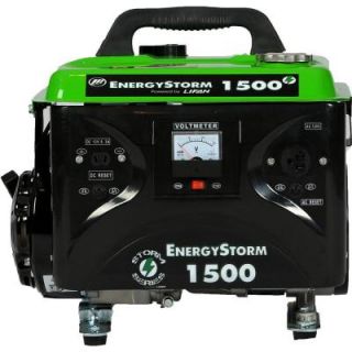 LIFAN 1,500 Watt Energy Storm 2.5 HP 97.7cc Gasoline Powered Portable Generator ES1500