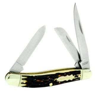 Schrade Uncle Henry Signature Premium Stock Three Blade Knife 897UH