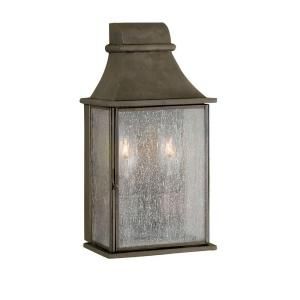 World Imports Dark Sky Revere Collection 5 in. 2 Light Outdoor Wall Mount in Flemish WI6131406