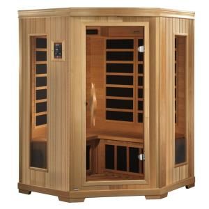 Better Life 3 Person Far Infrared Healthy Living Sauna with 7 Year Warranty Chromotherapy CD Radio with MP3 connection BL 3356