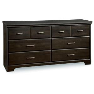 South Shore Furniture Versa 6 Drawer Dresser in Ebony 3177010