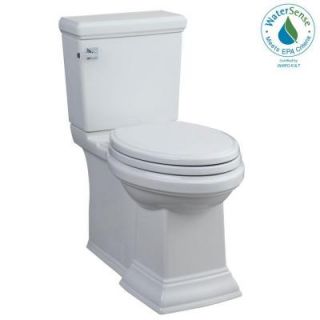 American Standard Town Square FloWise 2 piece 1.28 GPF Right Height Elongated Toilet in White 2817.128.020