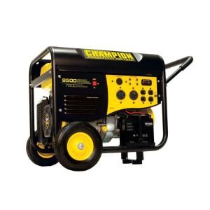Champion Power Equipment 7,500/9,500 Watt Electric Start Gasoline Powered Portable Generator with 50 Amp and RV Outlet CARB 41534