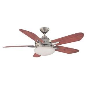 Designers Choice Collection Sirus 52 in. Satin Nickel Ceiling Fan AC12452 SN