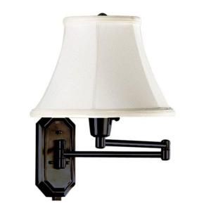 Home Decorators Collection 1 Light Oil Rubbed Bronze Swing Arm Lamp 8932700825