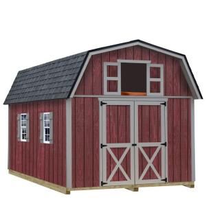 Best Barns Woodville 10 ft. x 12 ft. Wood Storage Shed Kit with Floor including 4x4 Runners woodville_1012df
