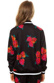 Married To The Mob Jacket Not Giving Varsity in Floral and Black