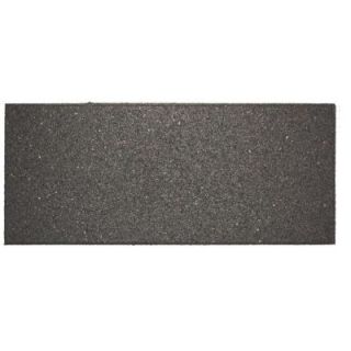 Envirotile 10 in. x 24 in. Flat Profile Gray/Black Stair Tread MT5000751