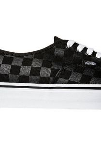 Vans Footwear Authentic Sneaker in Black Checkerboard