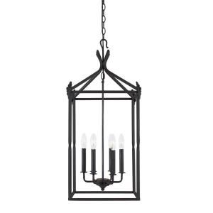 World Imports Hastings Collection 6 Light Hanging Pendant in Rust WI6140542