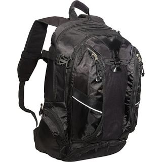 Backpack with Multi Pocket Org. System Black   Eastsport Laptop Backpa