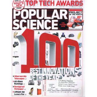 POPULAR SCIENCE MAGAZINE DECEMBER 2009 "100 BEST INNOVATIONS OF THE YEAR": Books